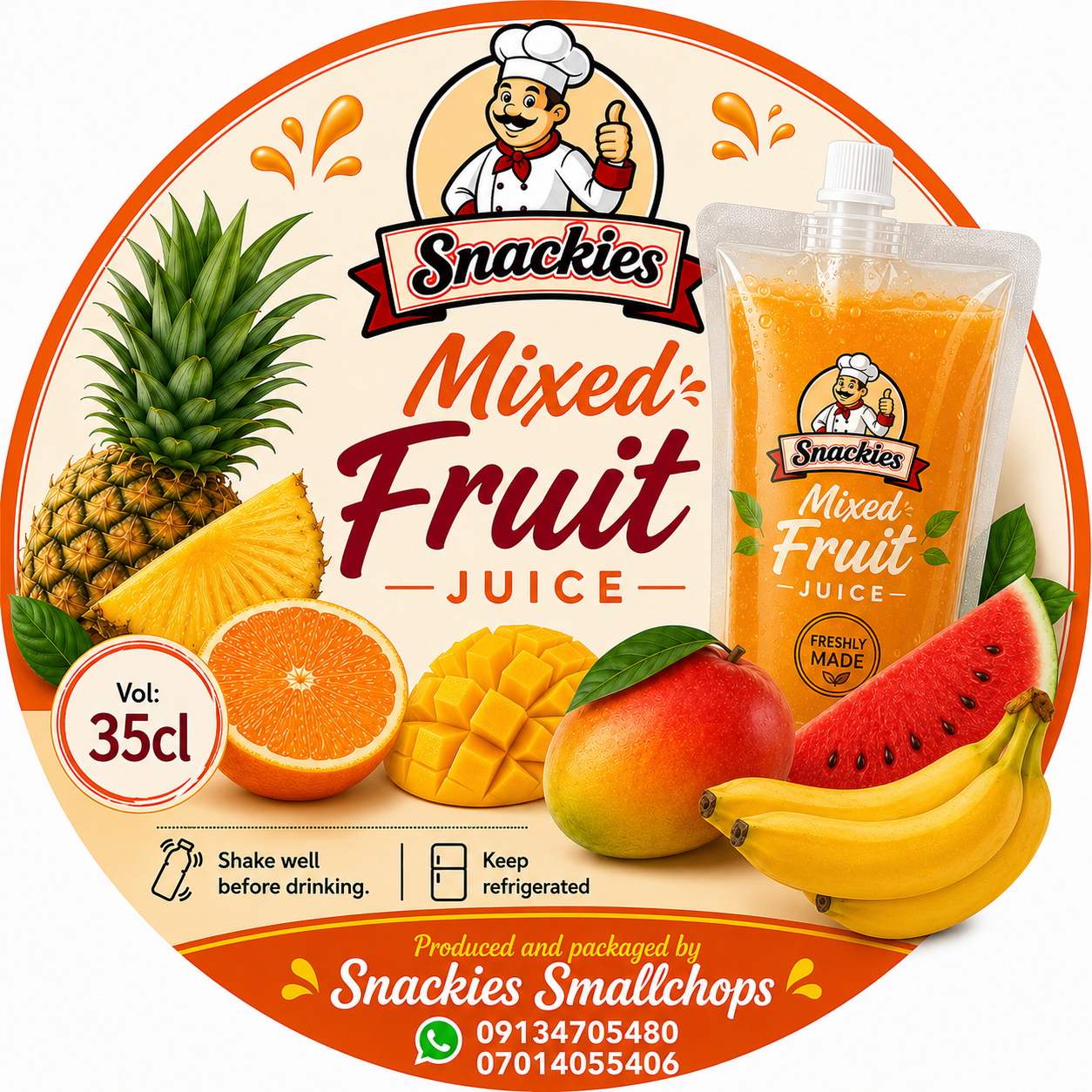 Snackies mixed Fruit Drink